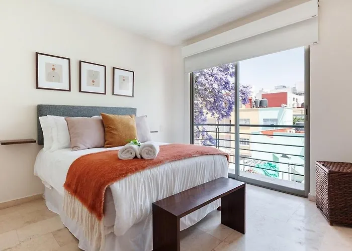Urban Classic Cdmx 2Bd 4Pax// Centrico Con Balcon