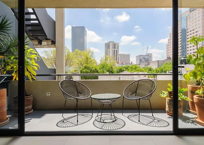 Unique 1BR in Cuauhtémoc