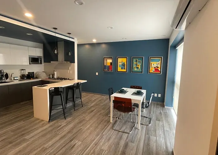 Loft Mixcoac Cerca De Todo - Trabajo O Descanso - Alberca Y Gym