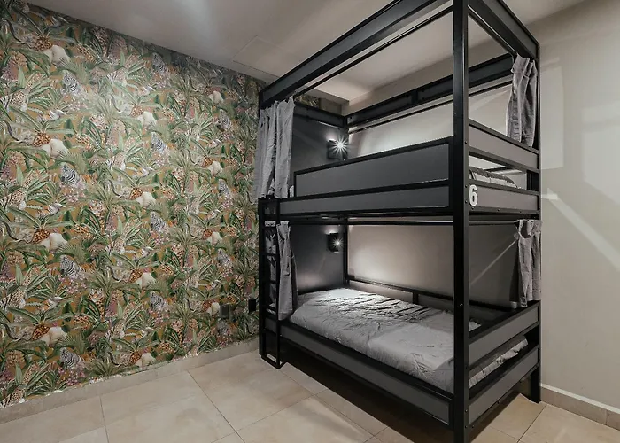 Bed In Mixed Room Hippie Nice