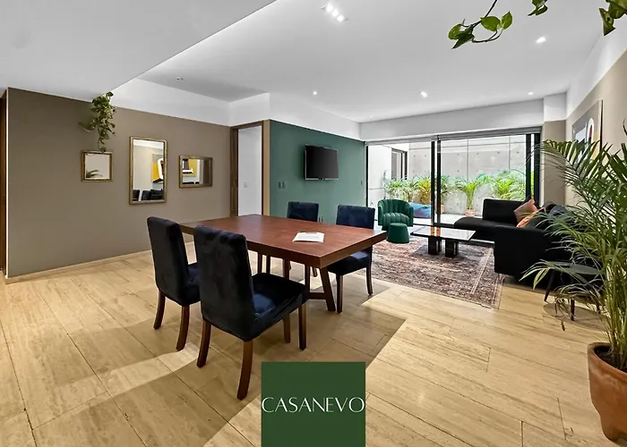 23-Gh3 2 Bedroom 2.5 Baths Private Patio Roma Norte