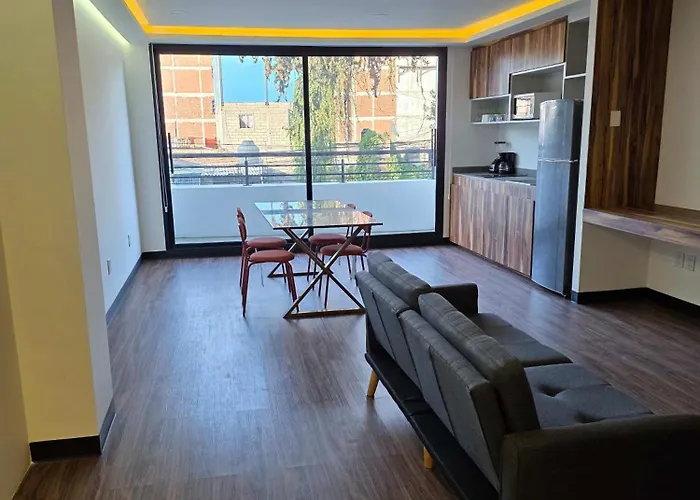 Modern Apartment In Miguel Hidalgo With Balcony