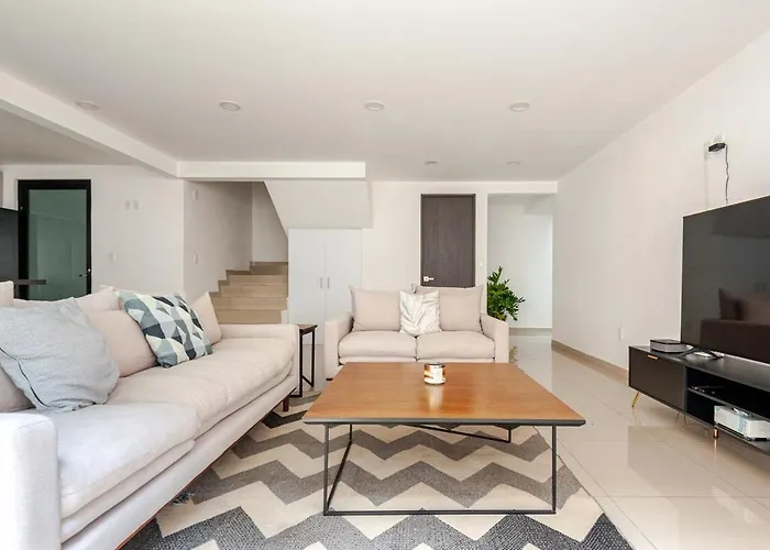Luxury Garden House Condesa - Terrace & Parking