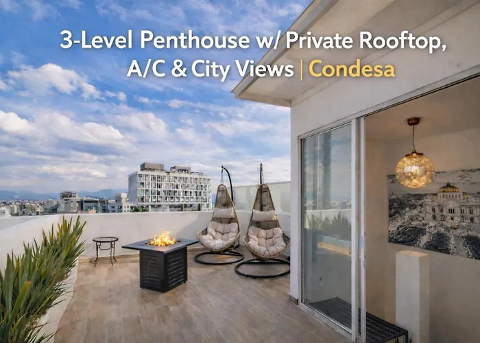 3-Floor Penthouse Private Roof Garden High Speed Wi-Fi 500Mb Air-Conditioning Pool & Gym