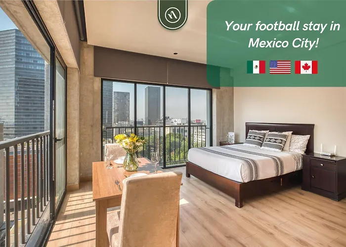 Beautiful Condo With City Views - Alameda Central