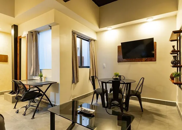 Minimalist 2 Bedroom Condo With Rooftop In Roma Norte