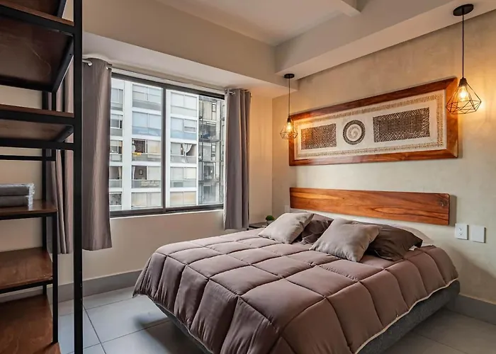 Modern 2 Bedroom Condo With Rooftop In Roma Norte