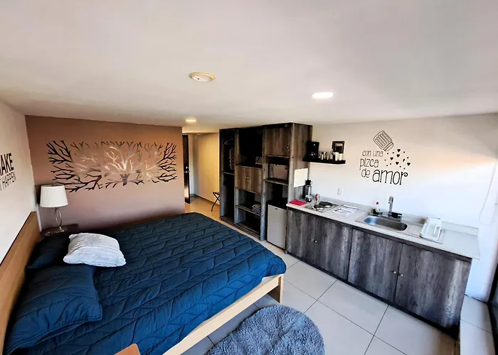 S10 King Suite At Tec Cem Cocineta Wifi Balcon Parking Terraza