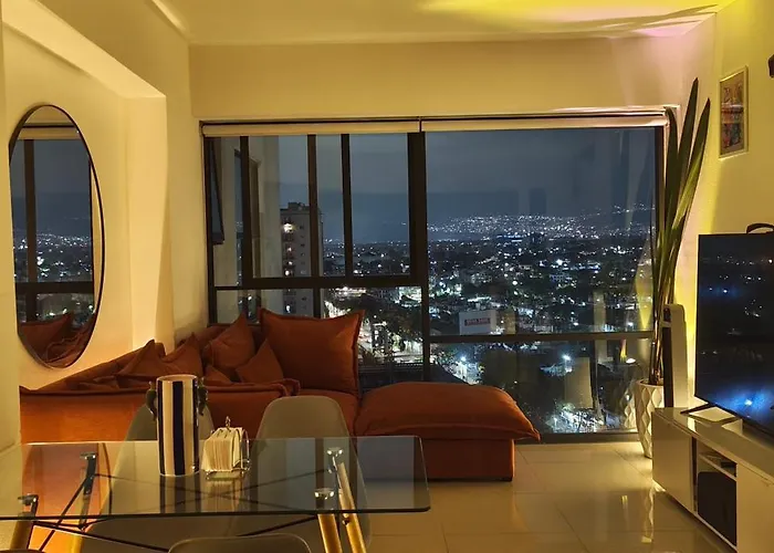 Departamento céntrico en residencial 15vo piso cerca de AICM GNP AHR FS
