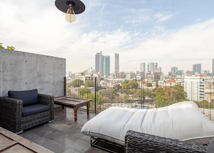 Ph In Condesa With A Private Terrace
