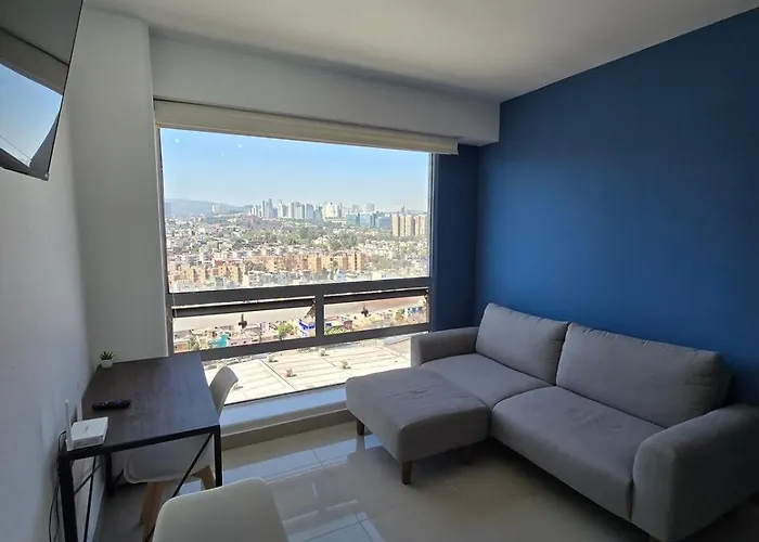 Moderno Depto Cerca De Santa Fe Con Gym Y Una Vista Increible