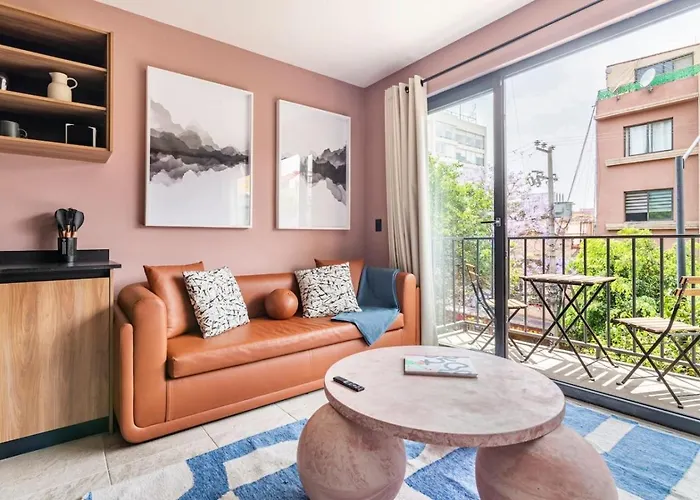 Modern & Comfy - Roma-Condesa - Cama King - A/C -