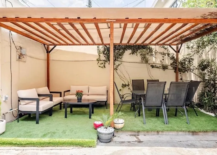 Casa De 1 Piso Con Jardin Cerca Del Aeropuerto Cdmx 3 Recamaras Y Parking