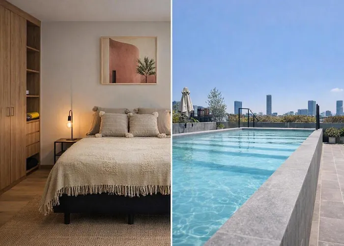 Studio In Roma, Cdmx - Pool, Rooftop & Parking