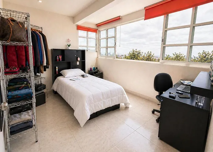 Alojamiento De Habitacion Y Bano Privado A 8 Min Del Estadio Cdmx - Transporte Incluido Al Estadio - Terraza - Servicios Exclusivos