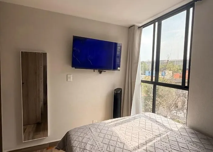 Habitación privada en departamento compartido centro de la cuidad de México en Buenavista cerca de reforma, revolución, zocalo