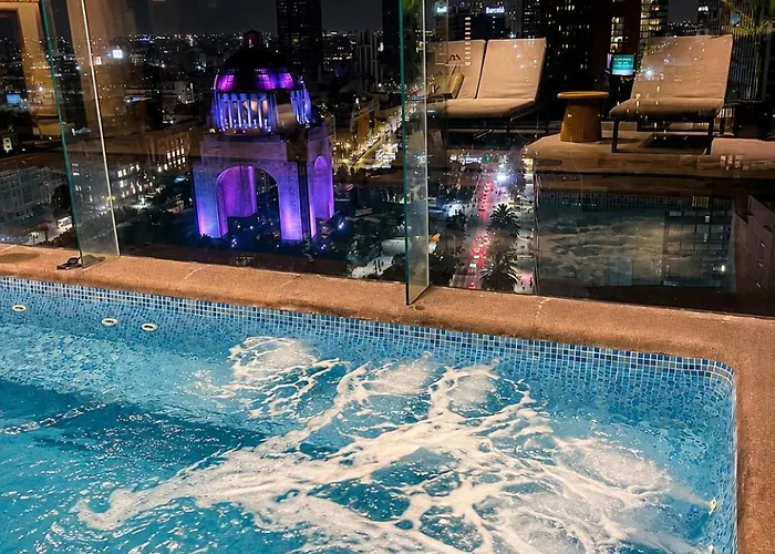 Depto Premium Con Alberca, Gym, Spa Y Mas Cerca Del Monumento A La Revolucion