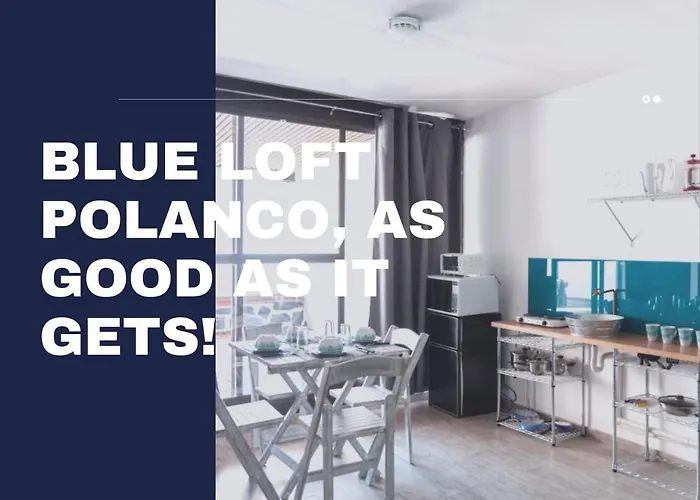 Blue Loft In Polanco With Private Terrace